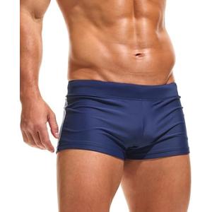Taddlee Swimsuits Men's Swim Boxer Trunks Sexy Swimwear Square Cut Board Shorts, M