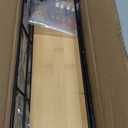 Shower Caddy 2 Pack, Large Bathroom Shower Caddy with Hooks, Innovative Metal with Bamboo Shower Caddy Organizer Shelves Rack, Sturdy Wall-Mounted & Adhesive Shower Caddy for Bathroom/Kitchen