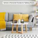 3 x 4x6 Picture Frame Black for Wall Hanging or Tabletop, Wall Mounting Horizontally or Vertically, 4 x 6 Wall Gallery Poster Photo Frame with Shatter Resistant Plexiglass, Black