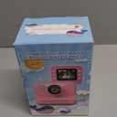 Kids Camera Instant Print, Christmas Birthday Gifts for Girls and Boys, 1080P HD Video Digital Kids Camera with 32G Card, Toddler Camera for 3-12 Years Old, Purple