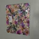 Small Mouse Pad Blossoming Flowers Hummingbirds Desk Pad, Comfortable Mouse Mat with Non-Slip Rubber Base, 8.3" x 9.8" Mousepad for Computer, Laptop, Game, Office & Home