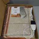 Foldable Bread Proofing Box, JOCXSPI 4-Sided Heating Dough Proofer for Sourdough Starter, 68131F Temp Control, 99H Timer, Metal Rack, Water Tray, Humidor for Pizza, Yogurt, Kombucha, Baking (Beige)