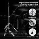 Hi Hat Stand,Cymbal Stand,High Hat Stand with Pedal,Practice High Hat great for 8'' 10'' 12'' 13'' 14'' 15'' 16''Cymbals