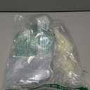 Ohuimrt 50 PCS Clear Plastic Gift Bags with Handles, 5.9 x 6.3 x 2.8 Inches Reusable Party Favor Bags with Ribbon Transparent Gift Wrap Bags Bulk for Weddings Birthdays