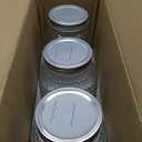 Mason Jars 64 Oz Wide Mouth with Lids 3 Pack, Large Half Gallon Glass Canning Jars for Fermenting, Pickling, Storing Food, Meal Prep, Salad Jam