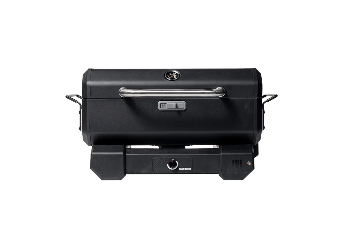 Masterbuilt® Electric Portable Charcoal Grill and Smoker with SteadyTemp Analog Temperature Control with 200 Cooking Square Inches in Black, Model MB20040722
