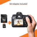 Amazon Basics microSDXC Memory Card with Full Size Adapter, A2, U3, Read Speed up to 100 MB/s, 256GB, Black