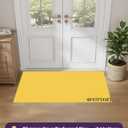 DEXI Ultra Thin Door Mat Indoor Entrance 48x72, Non Slip Rubber Backed Entryway Mats Dirt Trapper, Low Profile Front Doormat for Inside Entry, Patio, Porch, Beige