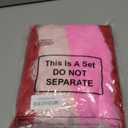 Maasechs 6 Pcs Valentine's Day Heart Shaped Rug for Bedroom Fluffy Faux Fur Rugs Shaggy Floor Mat Valentines Day Bathroom Decor Non Slip Bath Mat 13 x 16 Inch Small Red Pink Doormat for Classroom Home