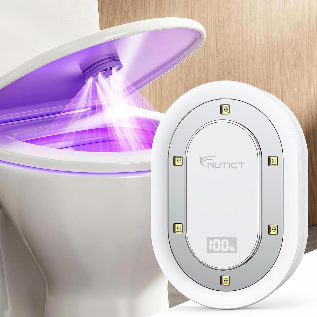 NUTICT Automatic UV-C Toilet Light for Home Dorm Shared Bathrooms