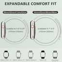 MARGE PLUS Compatible with Apple Watch Band 38mm 40mm 41mm 42mm 44mm 45mm 46mm 49mm Women and Men, Stainless Steel Milanese Loop Band Replacement for iWatch Series 10, Ultra 2, SE, Ultra 9 8 7 6 5 4