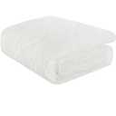 NTBAY Down Alternative Toddler Comforter, Lightweight and Warm Solid Color Baby Crib Quilted Blanket, 39x47 inches, White