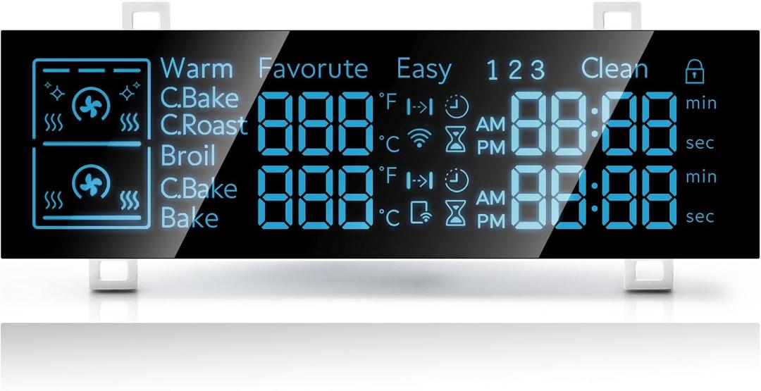 New DE0700131B Range LED Display Board Fit for Samsung Electric Range  Oven/Stove, Better Than Oem Quality, Fits Model NX58K7850SS NX58K7850SG NX58M6850SG NX58M6850SS