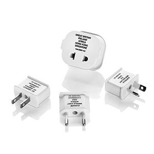 Conair Travel Plug Adapters, Universal Plug Adapters for Worldwide Travel by Travel Smart, Set of 4