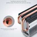 GRAUGEAR M.2 2280 SSD Heatsink Built-in PWM Cooling Fan[G-M2HP04-F]