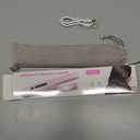 Cordless Hair Straightener, Portable Flat Iron 4 Temperature Options and 20S Fast Heating, Long-Life Battery Ceramic Hair Straightener, Travel Size USB Rechargeable (Pink)