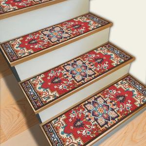 Chenille Edging Stair Treads Non-Slip Rug for Indoor Wooden StepsReusable Stair Rugs Suitable for Elders,Kids & Pets,Machine Washable8 x 30" (15-Pack),Boho-11 (15pc - 8" x 30"inch) Chenille Edging Stair Treads Non-Slip Rug for Indoor Wooden StepsReusable Stair Rugs Suitable for Elders,Kids & Pets,Machine Washable8 x 30" (15-Pack),Boho-11 (15pc - 8" x 30"inch)
