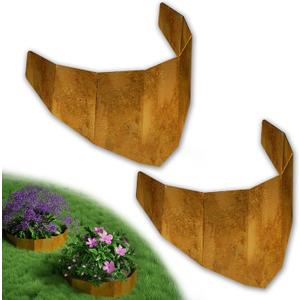 Decoroca Corten Steel Hillside Planter - Innovative & Durable Terrace-Style Planters for Slope Gardening - Prevent Soil Erosion, Beautify Hillsides & Landscapes (40" W x 18" H/Set of 2) (2pcs)