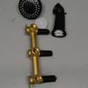 3 Handle Shower Faucet Set with Tub Spout Matte Black Tub and Shower Trim Kit Bathtub Shower Faucets Completes Three Knod
