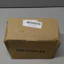 DRomance Flameless LED Pillar Candles with 10-Key Remote and Timer 6 Pack Real Wax Battery Operated Candles 3D Wick Flickering Warm Light Wedding Dinner Holiday Decor(White, 1.9" D x 4.5" H)