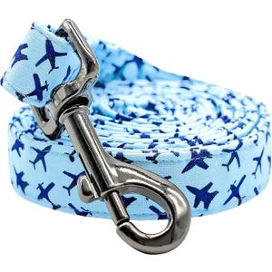 Lionheart Glory Strong Dog Leash Blue Durable Dog Leashes with Comfortable Soft Handle for Small Boy Dogs (Small (Pack of 1, Plane)