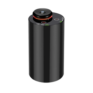 Waterless Essential Oil Diffuser, Battery Powered Mini Scent Air Machine, Aromatherapy Mist Diffuser for Home Room Car Office (Black-PP)