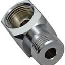 Bev Rite Keg Coupler Elbow 2"x1" - Stainless Steel