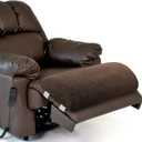 Wesiti Recliner Foot Pillow Cushion High Resilience Sherpa Memory Foam Bolster Sleeping Rest Multipurpose Half Roll Leg Pillow Suitable for Bed Chair Sofa Headrest Back Lumbar Leg Support(Chocolate)