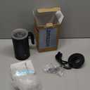 Ovetedot Milk Frother, 4-in-1 Milk Frother and Steamer, 13.5oz/ 400ml Automatic Hot and Cold Foam Maker and Milk Warmer, Electric Frother for Coffee, Latte, Cappuccino, Macchiato, Matcha(Black)