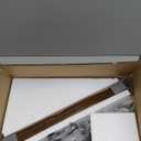 Evermagin 35" Coat Rack Wall Mount with Shelf, 4 in 1 Coat and Key Hanger with 13 Metal Hooks, Entryway Wall Mounted Shelf with Mail Holder for Living Room, Bedroom, Rustic Brown