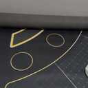 Newverest Blackjack Mat 70" x 30" - Ideal Poker Topper for 6ft and 8ft Folding Tables (30" Width), Black Jack Casino Table Top for Home Game Nights, Portable with Zipper Storage Bag in Gift Ready Box