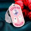 3 x Boo Basket Stuffers for Women Kids Halloween Gifts for Women Her Girls Spooky Basket Stuffers for Adult Halloween Basket Stuffers Cool Pink Halloween Boo Keychain Stuff Teen Girl Trendy Stuff