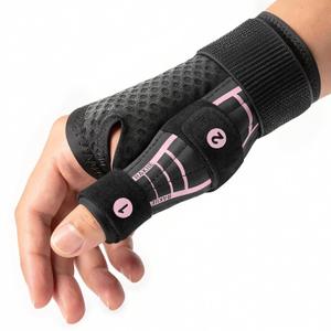 Thumb Brace & Wrist Brace Right Hand Left Hand for Carpal Tunnel Relief, Stable Thumb Splint for Arthritis Pain, Night Support Hand Brace for Tendonitis, Sprain, Women Men, Pink, S/M