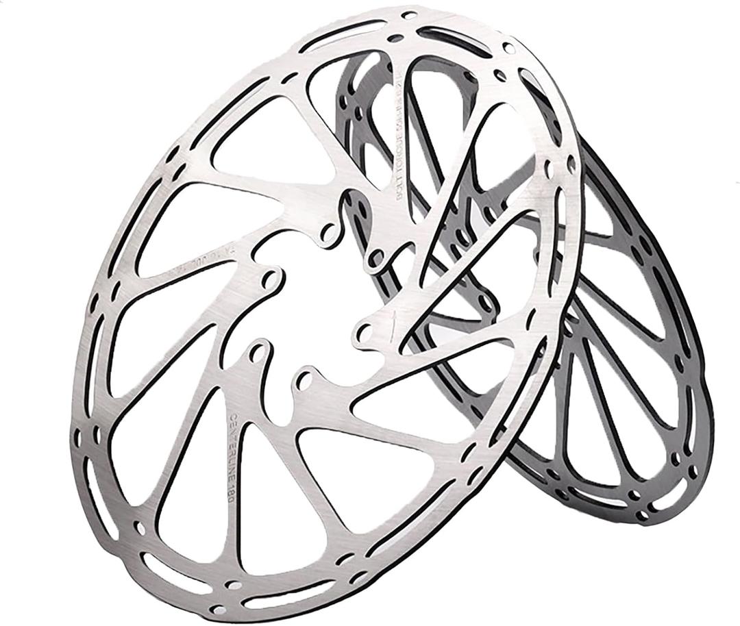 2pcs Bike Brake Rotor 160mm 180mm 203mm Bicycle Centerline Disc Brake Rotor Stainless Hydraulic Brakes Disc Rotors Mtb Part (203mm)