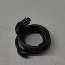 Master Lock Cable Lock, Set Your Own Combination Bike Lock, 6 ft. Long, Black, 8122D