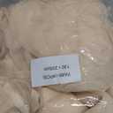 translucent light peach fabric with small fabric