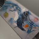 Ardemy Abstract Wall Art Canvas Modern Textured Teal Paintings Wall Art for Living Room Pictures Bedroom Wall Decor Artwork Home Office Kitchen Bathroom, 40"x20", Turqoise Abstract 