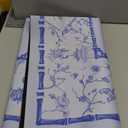 Large Blue Mahjong Mat (31.5" x 31.5") with Black Carrying Bag, Anti-Slip, Noise-Reducing Table Cover for Mahjong, Poker, Board Games, Dominoes, and Card Games