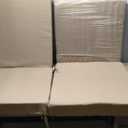 Outdoor Chair Cushions Set of 4: Patio Furniture Cushions - Outdoor Lounge Cushion, Light Brown, 21 length inches x 23 width inches