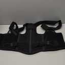 Back Brace Posture Corrector for Men & Women, Upgraded Full Back Support with Adjustable Shoulder Straightener and Waist Support Straps, Breathable Back Brace for Office Work, Long Sitting & Daily Wear, Comfortable Posture Support for Upper & Lower Back Medium (Black)