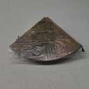 HORLIMER Floating Corner Shelf Wall Mount, Set of 3 Rustic Wood Corner Wall Shelves with Fence for Bedroom, Living Room, Bathroom, Kitchen, Brown (Fan-Shaped)