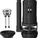 R&T Universal Dual Flush Valve for 2-piece Toilet with Top Push Button Toilet Repair Kit Inside Tank Compatible with 3-Inch and 2-Inch Toilet Drain Outlet A2422