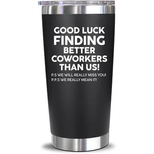 NewEleven Coworker Leaving Gifts - Farewell Gifts, Going Away Gift For Coworker - New Job, Goodbye, Good Luck Gift For Coworkers, Colleagues, Boss, Men, Women, Friends - 20 Oz Tumbler