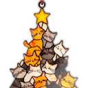 Cat Ornament, Cat Ornaments for Christmas Tree, Funny Holiday Decorations 2025, Black Pet Ornaments, Vintage Classic Christmas Tree Decor, Unique Gifts for Animal Lovers, Festive Tree Topper Ornament