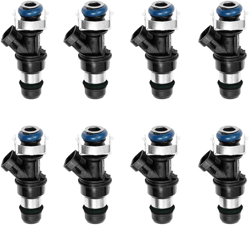 8PCS Fuel Injector 17113553 Compatible with 2003-2007 for Chevy Express 2500, 2000-2007 for Chevy Silverado 1500, 2001-2005 for Chevy Silverado 3500, 2003-2007 for GMC Savana 2500