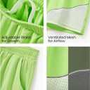 PATPAT Boys Shorts with Pockets, Quick-Dry Breathable Shorts for Running Soccer Basketball, Sports Team Uniform for Kids Teen (Green, L)