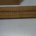 UNISHADES Cordless Bamboo Roman Shades for Windows, Blinds Size (27.5" W ×64" H) Colour (Highfield Teak)