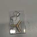 Joywayus 3/8" Hose Barb Y Shaped 3 Way Union Fitting Intersection/Split Brass Water/Fuel/Air