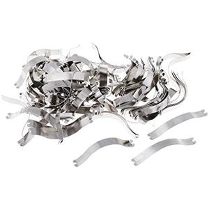 100Pcs Spring Clips Metal Aluminum Picture Frame Hardware for Frame Molding 85x9mm