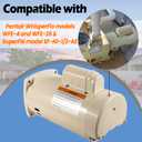 355010S Replacement Motor, 1 Horsepower, 115/208-230 Volts, 1 Speed, Energy Efficient, Full